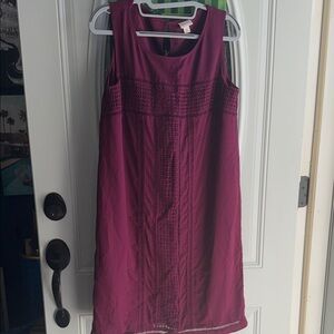 Merona Magenta Sleeveless Midi Dress